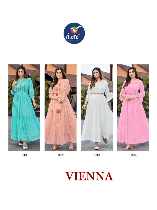 Vitara Vienna Exclusive Designer Long Anarkali Kurti